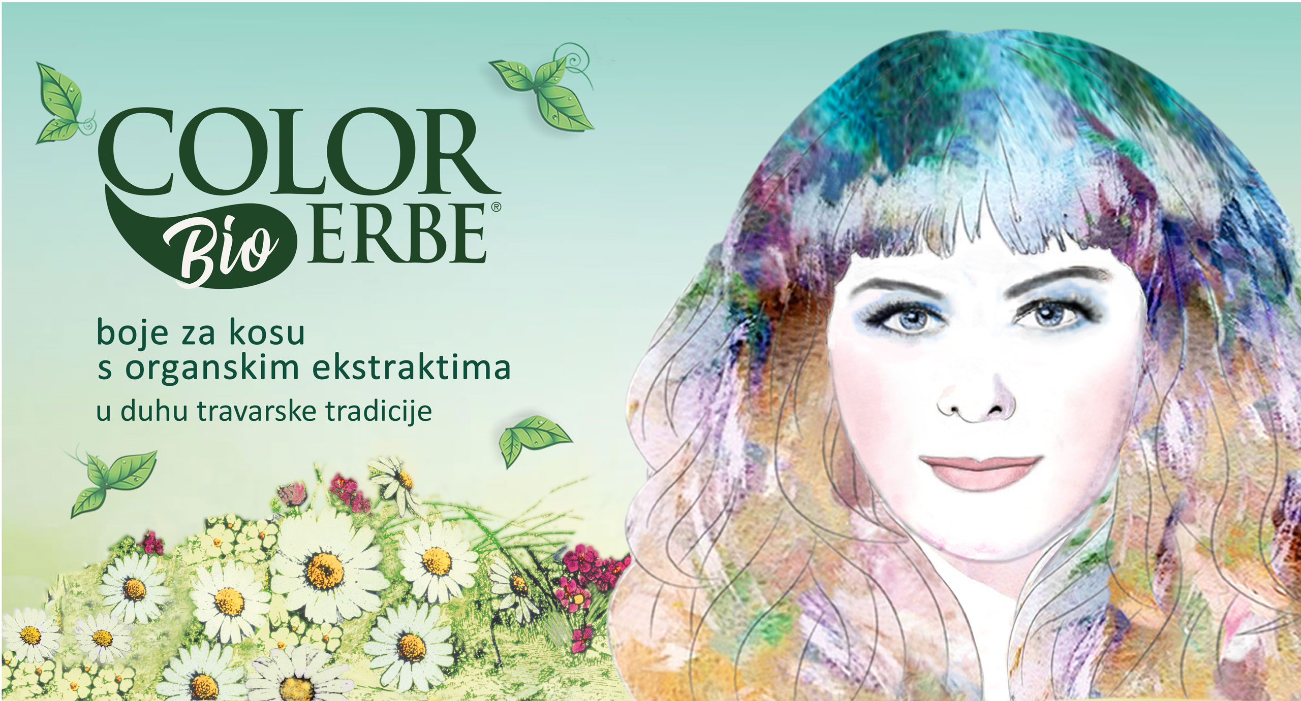 Color Erbe boje za kosu s biljnim ekstraktima u duhu travarske tradicije